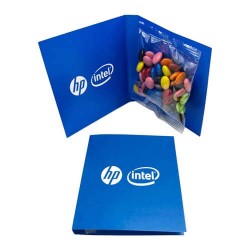 50g Chocolate Beans Packed in Gift Cards Sleeve