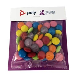 50g Chocolate Beans Packed in Headboard Sleeve