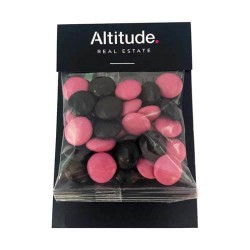 25g Chocolate Beans Packed in Headboard Sleeve