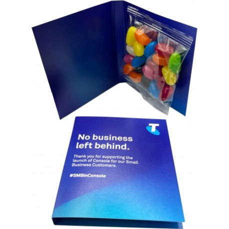 50g Aussie Jelly Beans Packed in Gift Cards Sleeve
