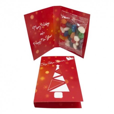 25g Jelly Beans Packed in Gift Cards Sleeve