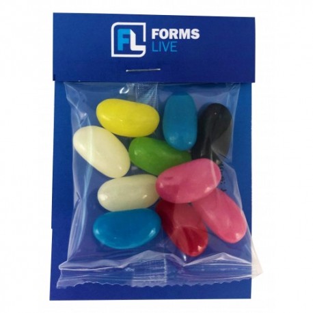 25g Aussie Jelly Beans Packed in Headboard Sleeve