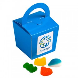 100g Christmas Mixed Lollies Packed in Coloured Noodle Boxes