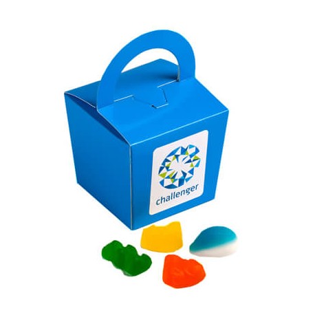 100g Christmas Mixed Lollies Packed in Coloured Noodle Boxes