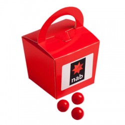 100g Orange Chocolate Drops Packed in Coloured Noodle Boxes