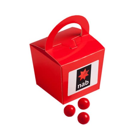 100g Orange Chocolate Drops Packed in Coloured Noodle Boxes