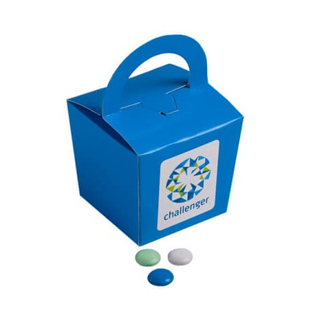 100g Chocolate Beans Packed in Coloured Noodle Boxes