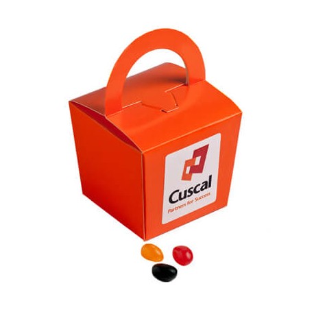 100g Jelly Beans Packed in Coloured Noodle Boxes