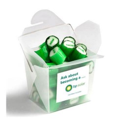 100g Personalised Rock Candy Packed in Frosted Noodle Boxes