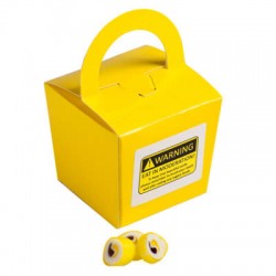 100g Personalised Rock Candy Packed in Coloured Noodle Boxes