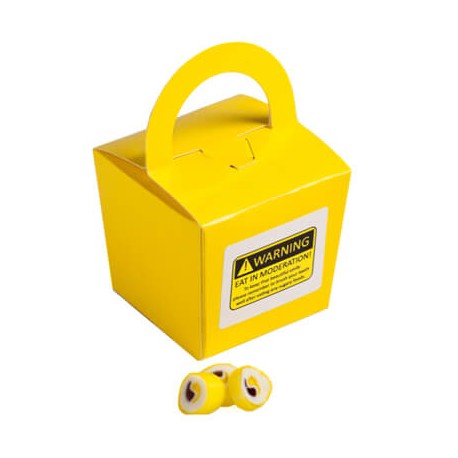 100g Personalised Rock Candy Packed in Coloured Noodle Boxes