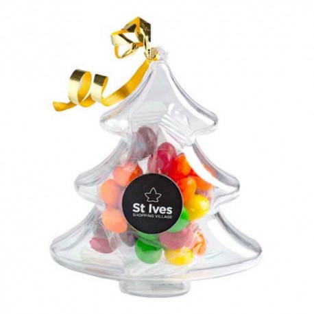 50g Skittles Packed in Acrylic Tree