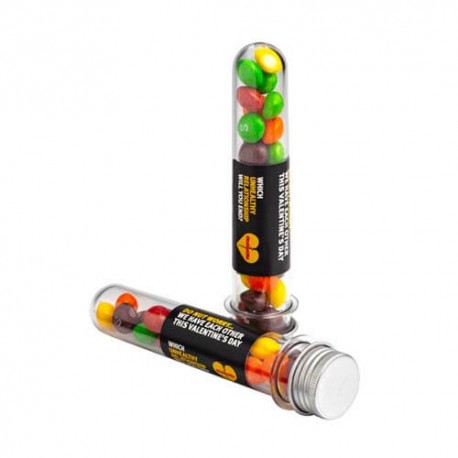 40g Skittles Packed in Test Tubes