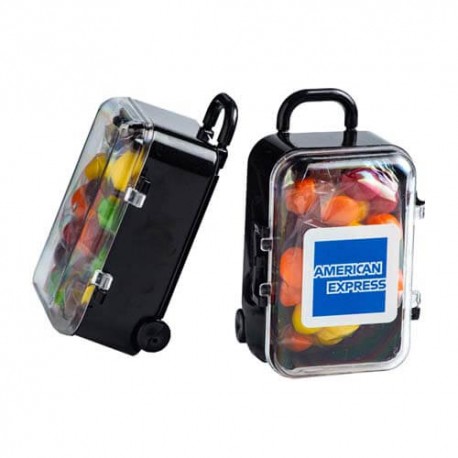 50g Skittles Packed in Carry-On Case