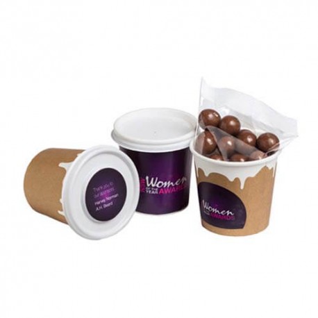 50g Chocolate Coated Coffee Beans Packed in Coffee Cups