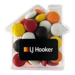 50g Chocolate Beans Packed in Acrylic Houses