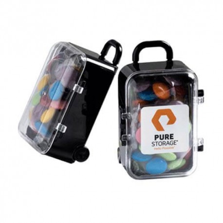 50g Chocolate Beans Packed in Carry-On Case