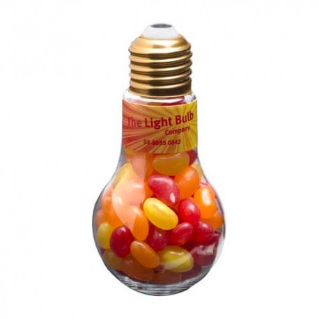 100g Jelly Beans Packed in Light Bulbs