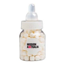 50g Mints Packed in Baby Bottles