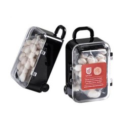 50g Chewy Mints Packed in Carry-On Case
