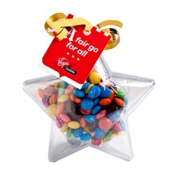50g M&Ms Packed in Acrylic Stars