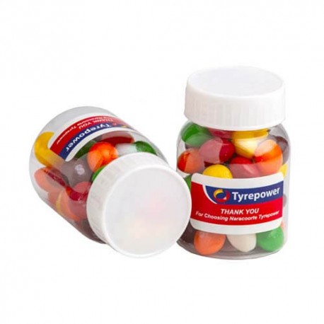 45g Skittles Packed in Screw Top Bottles