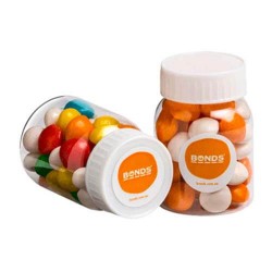 50g Chewy Fruits Packed in Screw Top Bottles Bottles