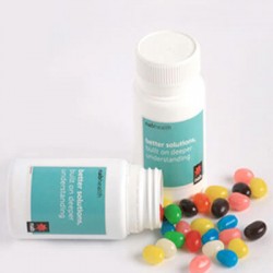 120g Jelly Beans Packed in Pill Bottles