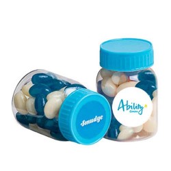 50g Jelly Beans Packed in Screw Top Bottles