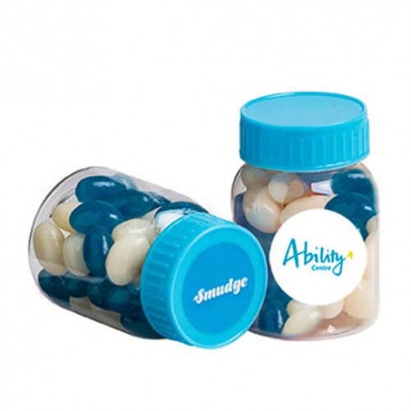 50g Jelly Beans Packed in Screw Top Bottles