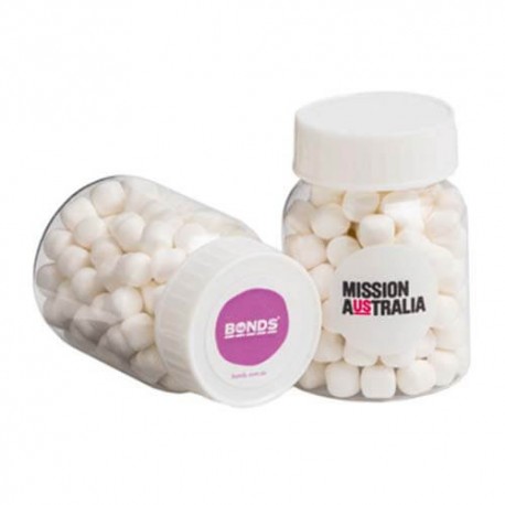 50g Mints Packed in Screw Top Bottles