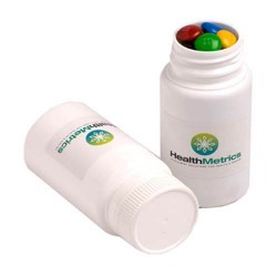 120g M&Ms Packed in Pill Bottles