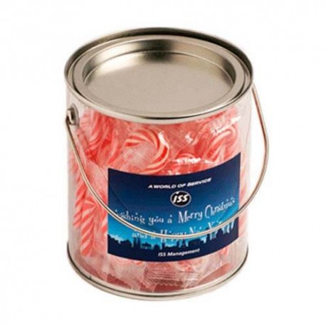 40 Candy Canes Packed in Big PVC Buckets