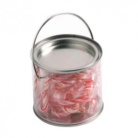 20 Candy Canes Packed in Medium PVC Buckets