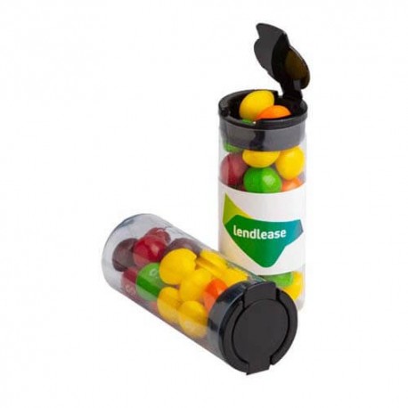 35g Skittles Packed in Flip Lid Tubes