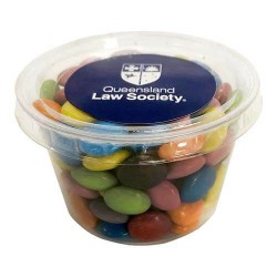 80g Chocolate Beans Packed in Big Tubs