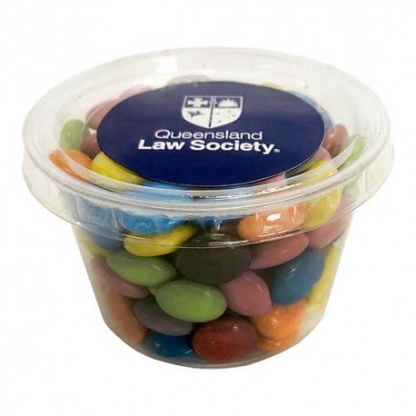 80g Chocolate Beans Packed in Big Tubs