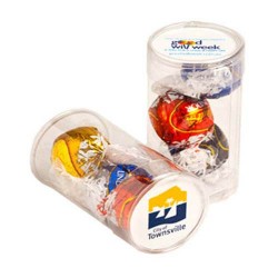 3 Lindt Balls Packed in Pet Tubs