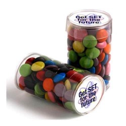 100g Chocolate Beans Packed in Pet Tubs