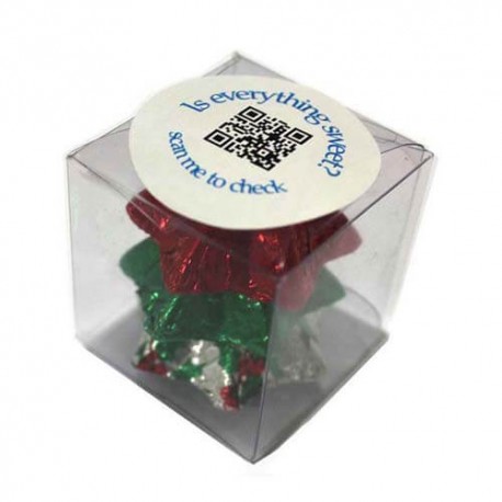 30g Christmas Chocolates Packed in Cubes