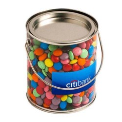 875g Chocolate Beans Packed in Big PVC Buckets