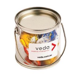 5 Lindt Balls Packed in Small PVC Buckets