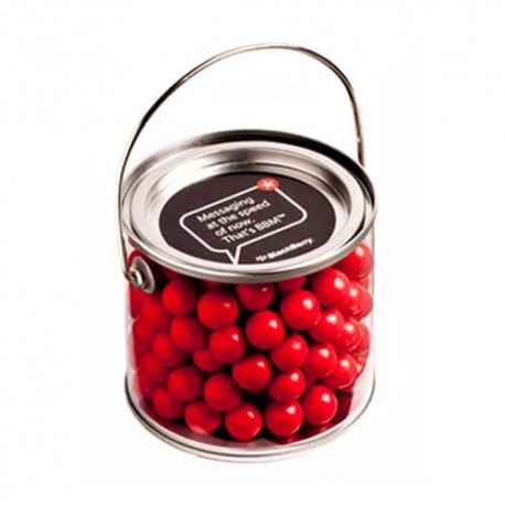 400g Orange Chocolate Drops Packed in Medium PVC Buckets