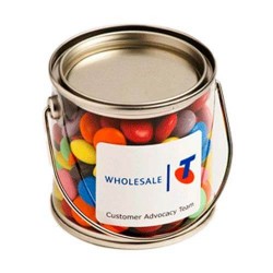 170g Chocolate Beans Packed in Small PVC Buckets