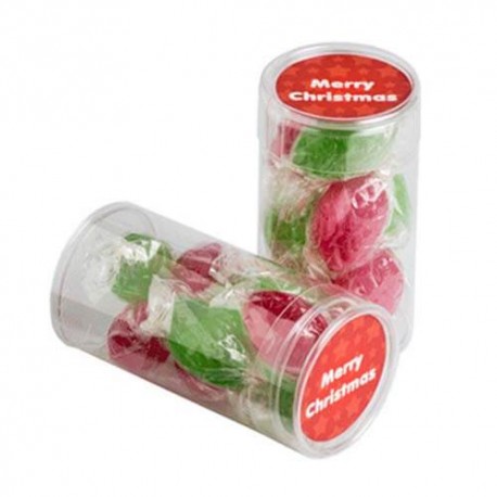 8 Christmas Boiled Lollies Packed in Pet Tubs