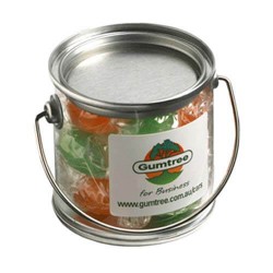 120g Boiled Lollies Packed in Small PVC Buckets