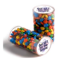 100g M&Ms Packed in Pet Tubs