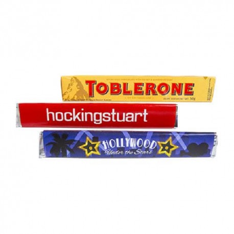 100g Chocolate Toblerone Bar Packed in Printed Sleeve