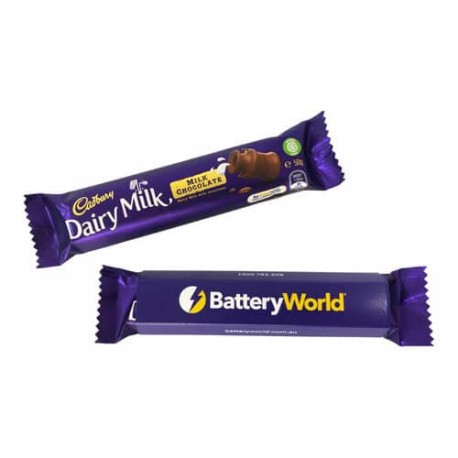 50g Dairy Milk Chocolate Packed in Printed Sleeve