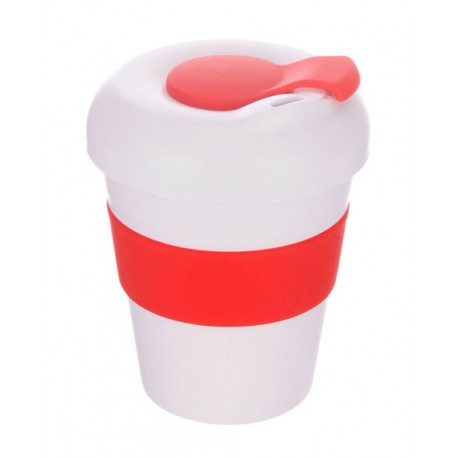 White Red Silver 320ml Profile Karma Kup